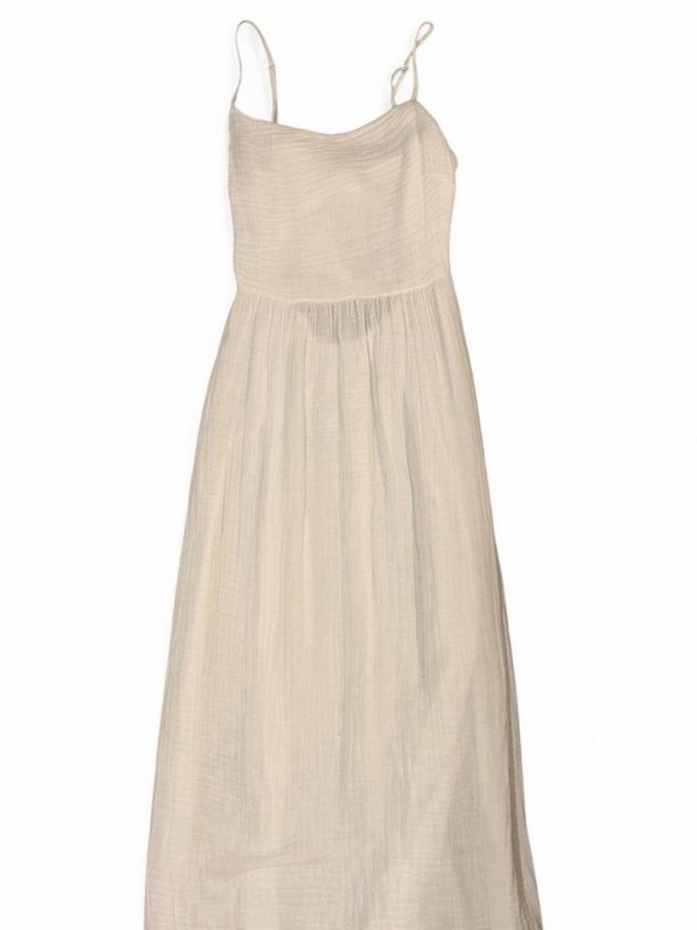 Michael Stars White Spaghetti-Strap Maxi Dress